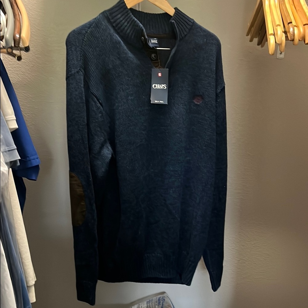 Chaps Men's Navy Sweater